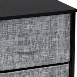 Sorbus Nightstand With Drawers For Home Bedroom And More Gray/Black -Nexera Furniture Store GUEST a16dbc60 b341 4d71 ba0d 11f3210a1713