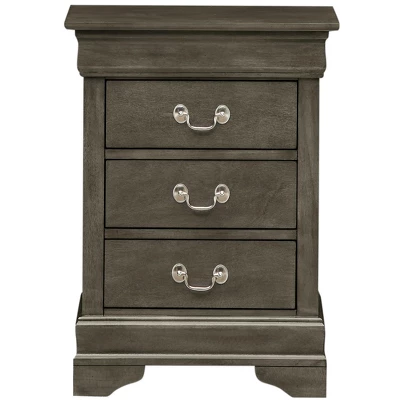 Passion Furniture Louis Philippe 3-Drawer Nightstand (29 In. H X 16 In. W X 21 In. D) 13 Passion Furniture Louis Philippe 3-Drawer Nightstand (29 In. H X 16 In. W X 21 In. D) - Image 11