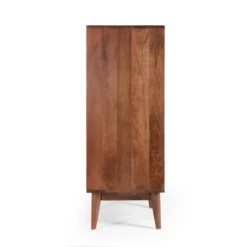 Rabun Handcrafted Mid-Century Modern Mango Wood 3 Drawer Chest Light Oak - Christopher Knight Home -Nexera Furniture Store GUEST a1c76a54 50b0 42d0 b222 dfd910b8c033