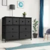 Sorbus Drawer Fabric Dresser For Bedroom Home And Office Black -Nexera Furniture Store GUEST a1ec77e0 572e 4b10 875d e7d14e1aa229