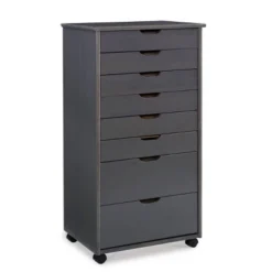 Cary 8 Drawer Rolling Storage Cart - Linon -Nexera Furniture Store GUEST a27713c4 b919 4884 b637 2860a1e01928