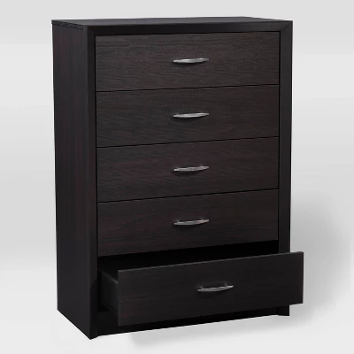 Tall Newport 5 Drawer Dresser - CorLiving 4 Tall Newport 5 Drawer Dresser - CorLiving - Image 2