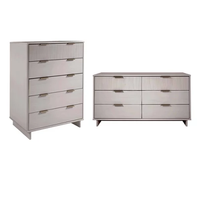 Manhattan Comfort 2pc Granville Chest And Double Dresser Bedroom Set 21 Manhattan Comfort 2pc Granville Chest And Double Dresser Bedroom Set - Image 19