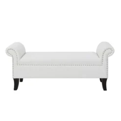 Jennifer Taylor Home Kathy Roll Arm Entryway Accent Bench -Nexera Furniture Store GUEST a42390e8 2345 4eeb bd9f 1d8d11574e71