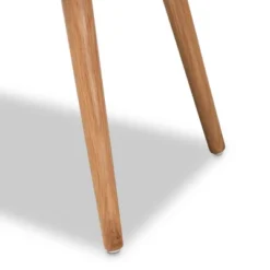 Banner Fabric Upholstered And Wood Accent Bench - Light Brown/Oak Brown - Baxton Studio -Nexera Furniture Store GUEST a43db769 24e5 4f43 90fd 41c10acadbdf