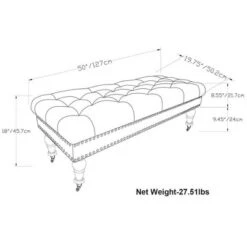 Donovan Tufted Ottoman Bench - WyndenHall -Nexera Furniture Store GUEST a4c3c231 75ca 41ac a899 015c4158e6fd