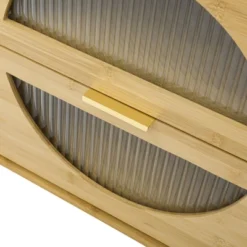 Aash 2 Drawer Nightstand With Shelf,Bedside Table Bamboo With Storage (22.05"H*17.72"W*14.97"D)-The Pop Home‎ -Nexera Furniture Store GUEST a516473e eaa6 4131 b68e bc9cf0556b1e