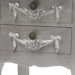 Eliya Brushed Wood 2 Drawer Nightstand Silver - Baxton Studio -Nexera Furniture Store GUEST a8f9b535 483a 48e5 8d6b 291eb69cd333