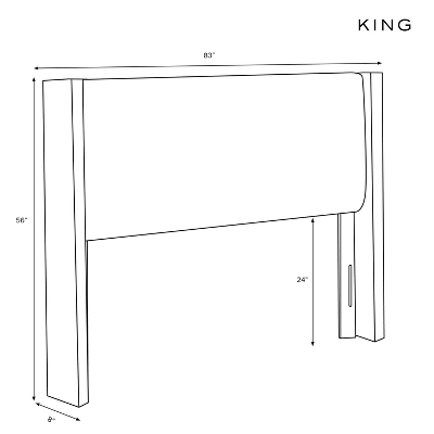 Nail Button Tufted Wingback Headboard - Skyline Furniture 7 Nail Button Tufted Wingback Headboard - Skyline Furniture - Image 5