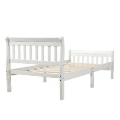 Twin Size Wood Platform Bed With Headboard, Footboard And Wooden Slat Support-ModernLuxe -Nexera Furniture Store GUEST aab6930e 1c15 43b6 be88 c3e681e248ae