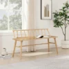 Transitional Low-Back Spindle Entryway Bench - Saracina Home 2 Transitional Low-Back Spindle Entryway Bench - Saracina Home -Nexera Furniture Store GUEST ab041654 fea0 4db7 a0cf 3a45eca5685a