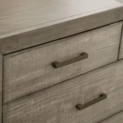 6pc Aurora Mid-Century Gray Bedroom Set With Upholstered Bed - Abbyson Living -Nexera Furniture Store GUEST ae33d479 357d 48a4 b858 1f2e2a8beff0