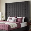 84" Madison Wingback High Headboard - Inspire Q -Nexera Furniture Store GUEST aeb323b8 8a20 435e a75e 038c0f9036ba