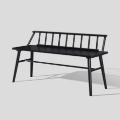 Transitional Low-Back Spindle Entryway Bench - Saracina Home -Nexera Furniture Store GUEST aef82aca d826 40ca 902c fde9ab77eff2