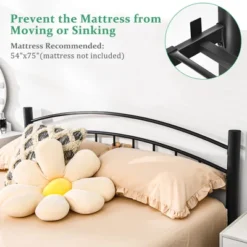 Costway Twin/Full/Queen Size Metal Bed Frame Platform Mattress Foundation With Headboard Footboard -Nexera Furniture Store GUEST af22daa9 cf48 4fc9 9519 1c81b8d626b7
