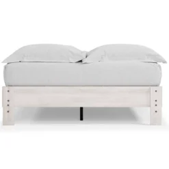 Queen Shawburn Platform Bed White/Dark Charcoal Gray - Signature Design By Ashley -Nexera Furniture Store GUEST afcc91e0 f056 485f 8235 7b9dcbcf5852