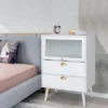 Organnice 2-Drawer Nightstand White Strong Cabinet 1 Organnice 2-Drawer Nightstand White Strong Cabinet -Nexera Furniture Store GUEST b0ecdb8a 6cfc 4dee b8c0 3551c743c1c9
