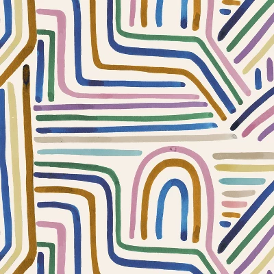 Storage Bench Rainbow Strokes Ochre - Skyline Furniture 6 Storage Bench Rainbow Strokes Ochre - Skyline Furniture - Image 4