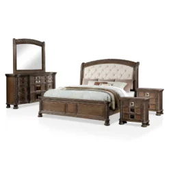 5pc Lellen Bedroom Set Beige/Rustic Natural Tone - HOMES: Inside + Out -Nexera Furniture Store GUEST b2ad9c3e b02f 44bf ae12 78d007aaaa0f