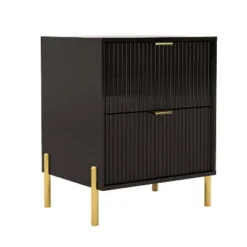 Festivo 5pc Modern Elegance Bedremm Chest And 2 Dressers And 2 Drawer Nightstands Set Black -Nexera Furniture Store GUEST b33e2e23 6cea 46ac a74f 52b0b238f5ec