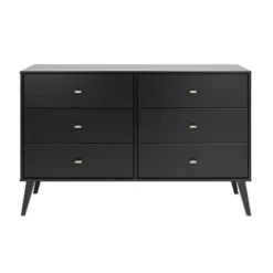 Mid Century Modern 6 Drawer Dresser - Prepac -Nexera Furniture Store GUEST b46f5094 4d72 4e0a ae9b 12276badcba9