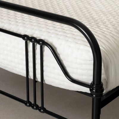 Queen Balka Platform Metal Bed Black - South Shore 5 Queen Balka Platform Metal Bed Black - South Shore - Image 3