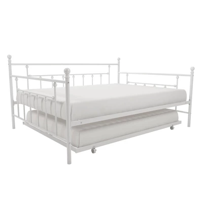 Milan Queen Daybed And Full Trundle Set White - Room & Joy 4 Milan Queen Daybed And Full Trundle Set White - Room & Joy - Image 2
