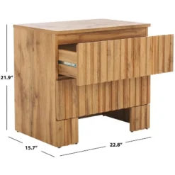 Conall 2 Drawer Nightstand - NST3103 - Oak - Safavieh -Nexera Furniture Store GUEST b7a58422 d61c 4bc3 a8d3 672a282e12e6