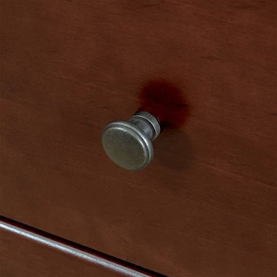 MUSEHOMEINC ST1001E 31.5 Inch Tall Rustic Solid Wood 3 Drawer Storage Dresser Nightstand With Black Metal Rounded Knobs, Espresso 4 MUSEHOMEINC ST1001E 31.5 Inch Tall Rustic Solid Wood 3 Drawer Storage Dresser Nightstand With Black Metal Rounded Knobs, Espresso - Image 2