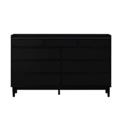 Mid-Century Modern Solid Wood 9 Drawer Horizontal Dresser - Saracina Home 19 Mid-Century Modern Solid Wood 9 Drawer Horizontal Dresser - Saracina Home -Nexera Furniture Store GUEST b8326513 d1f9 4b66 aa98 cbcef4c3e0c3
