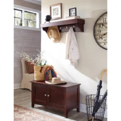 Shaker Cottage Storage Cabinet Bench Espresso - Alaterre Furniture -Nexera Furniture Store GUEST b8ba8804 1a2d 48b4 86b1 5a33bec18c1b