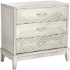 Coast To Coast Reeds 31 1/2" Wide White 3-Drawer Wood Accent Chest