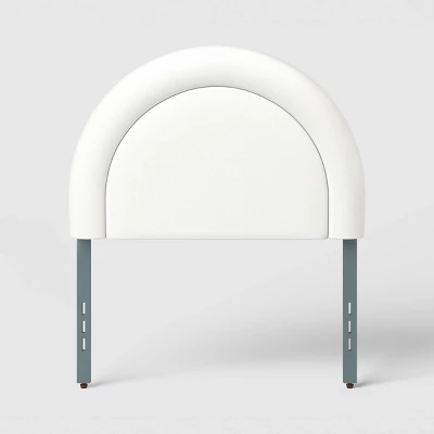 Twin Luxe Velvet Headboard Ivory - Pillowfort™ 4 Twin Luxe Velvet Headboard Ivory - Pillowfort™ - Image 2