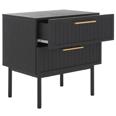 Axelle 2 Drawer Nightstand - NST9608 - Safavieh 4 Axelle 2 Drawer Nightstand - NST9608 - Safavieh - Image 2