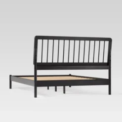 Saracina Home Queen MidCentury Modern Solid Wood Bed With Framed Spindle Headboard 18 Saracina Home Queen MidCentury Modern Solid Wood Bed With Framed Spindle Headboard -Nexera Furniture Store GUEST bba5191a 9785 48f5 a840 c0f3d8cf3650