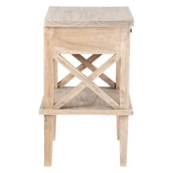 Bevan Mindi Nightstand Wood Bedside Table Brown - East At Main 7 Bevan Mindi Nightstand Wood Bedside Table Brown - East At Main -Nexera Furniture Store GUEST bd3a378c ed53 461c a995 36e4f362690b