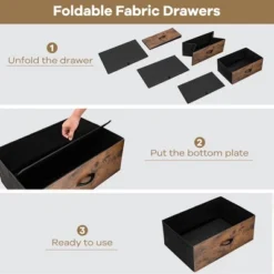 Costway 3 Drawer Dresser W/Top Shelf Storage Tower Cabinet For Bedroom Hallway Nursery -Nexera Furniture Store GUEST bd8b2065 efad 4f43 9040 f9ae30e5eb3b