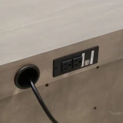 6pc Aurora Mid-Century Gray Bedroom Set With Upholstered Bed - Abbyson Living -Nexera Furniture Store GUEST be186fde 9b55 418c bbe6 e09fb768627c