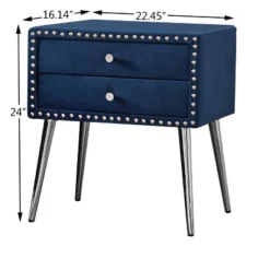 Button-Tufted Platform Bed With One Nightstand - ModernLuxe -Nexera Furniture Store GUEST be733bad f101 48c1 b67a e8e8f8542b53