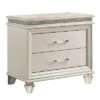 2pc Granite Nightstand And Chest Set Pearl White - HOMES: Inside + Out -Nexera Furniture Store GUEST bf1d948b bd01 435c aa23 04a6d54d8d44