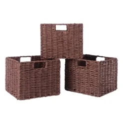 4pc Adriana Storage Bench With Baskets Walnut - Winsome 21 4pc Adriana Storage Bench With Baskets Walnut - Winsome -Nexera Furniture Store GUEST c1568a57 03a6 4e9a 8576 8b1a658ba770