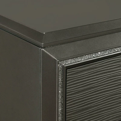 Faris 2 Drawer Nightstand Black - Picket House Furnishings 6 Faris 2 Drawer Nightstand Black - Picket House Furnishings - Image 4