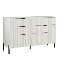 Festivo 5pc Modern Elegance Bedremm Chest And 2 Dressers And 2 Drawer Nightstands Set Off-White -Nexera Furniture Store GUEST c25250e4 15df 453e 8dc4 f80b6d352856