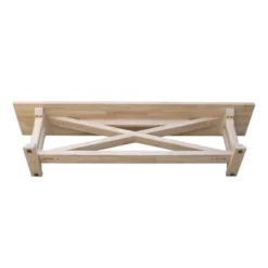 Alexa Bench Natural Wood - International Concepts -Nexera Furniture Store GUEST c27d90a7 fd2d 482a a7be 22bb03e81f27