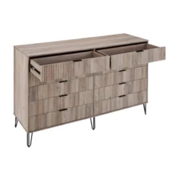 Manhattan Comfort Dumbo 2pc Modern 5 Drawer Dresser And 10 Drawer Double Dresser Set -Nexera Furniture Store GUEST c325a696 b3c9 4ffe ad5c 3894372d4474