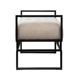 Tedges Upholstered Bench Beige/Gray - Aiden Lane -Nexera Furniture Store GUEST c33ac4a5 9d02 4639 b7ed c6d74642a6e9