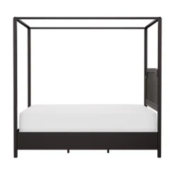 Melanie Wood And Metal Canopy Bed Oiled Bronze - Hillsdale Furniture -Nexera Furniture Store GUEST c451a63e 393a 4956 8f3b c6c3eac571e7