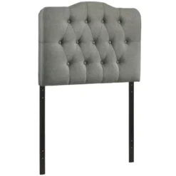 Annabel Twin Upholstered Fabric Headboard Gray - Modway: Tufted, Fiberboard & Plywood, Bedroom Decor -Nexera Furniture Store GUEST c48af414 1f55 40f0 aeb1 f8229ff6ee80