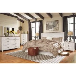 King Adult Headboard Cream - Signature Design By Ashley -Nexera Furniture Store GUEST c494daab 066c 4257 95c4 75e622b85f20