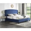 3-Piece Upholstered Bedroom Set, Tufted Wingback Bed With 2 Nightstands, Nightstands With Drawers, Upholstered Bed Modern-Cuddlewood -Nexera Furniture Store GUEST c507cb2d f750 48ef 944a e2c655b706f1